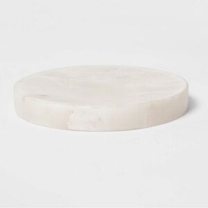 THRESHOLD NWT marble soap dish -white